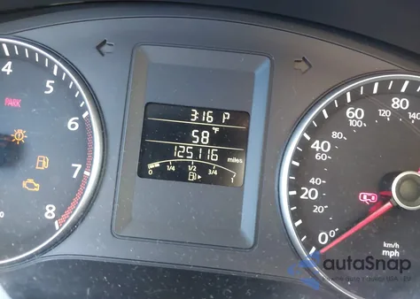 2012 Volkswagen Jetta 2.5L Se z USA, uszkodzony, nr VIN 3VWDP7AJ6CM396494